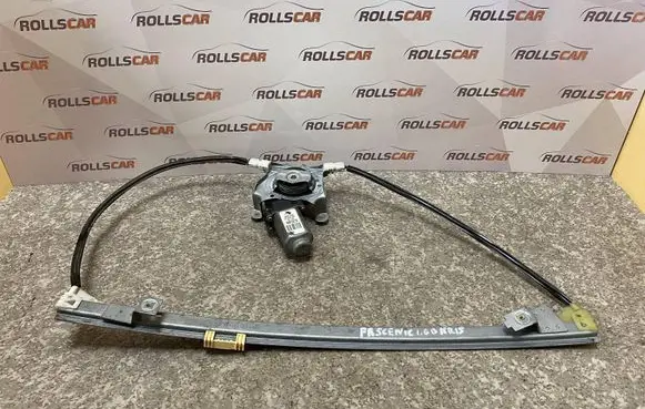 Renault Scenic I Front door window regulator with motor 400732T8