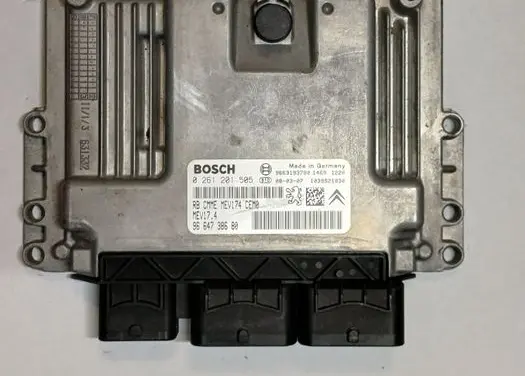 Peugeot 308 Engine control unit/module 9664738680 0261201505 MEV174