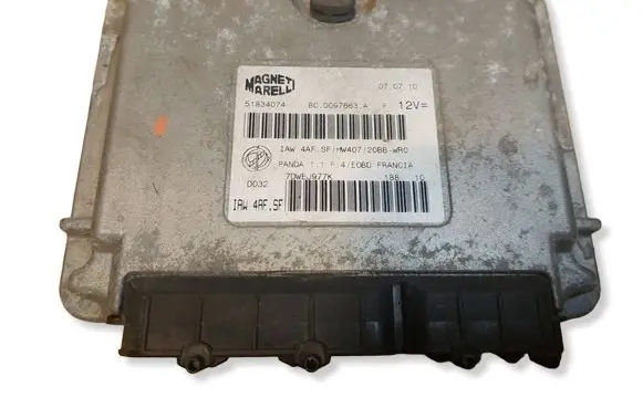 Fiat Panda II Engine control unit/module ECU 51834074 IAW4AFSF HW407
