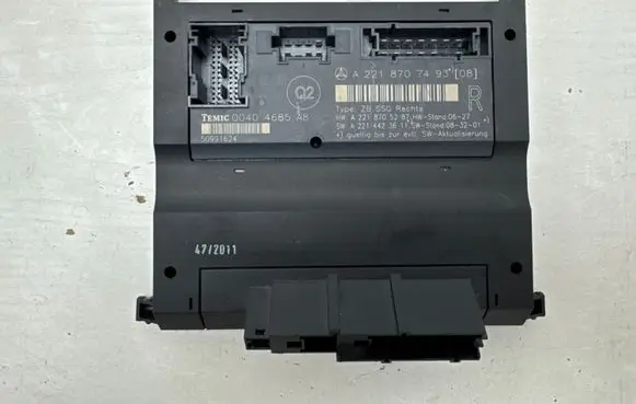 Mercedes-Benz S W221 Seat control module A2218707493 A2218705287 A2214423611