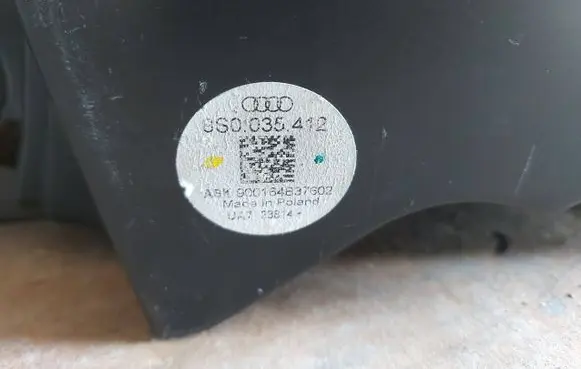 Audi TT TTS RS Mk3 8S Front door speaker 8S0035412