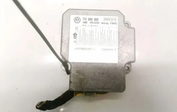 Volkswagen Touran I Airbag control unit/module 1t0909605 5wk43150