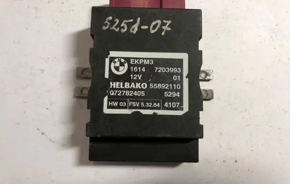 BMW 5 E60 E61 Fuel injection pump control unit/module 7203993 16147203993 55892110