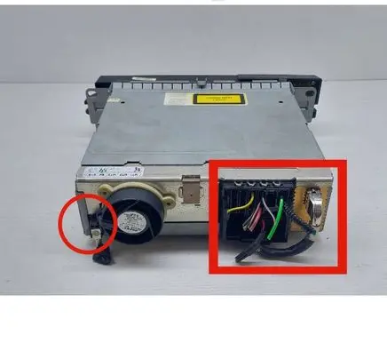 BMW 5 E60 E61 Sound system wiring loom 12417662