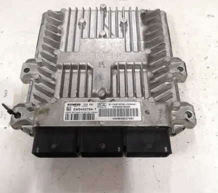 Peugeot 407 Engine control unit/module 5WS40379AT SW9658198080 HW9648237680