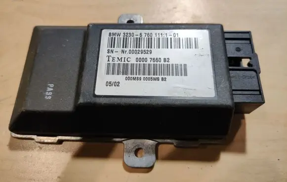 BMW 7 E65 E66 Steering rack control module 32306760111101