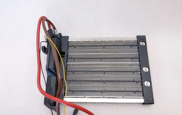 Electric cabin heater radiator