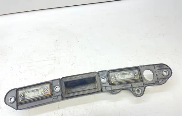 Trunk door license plate light bar