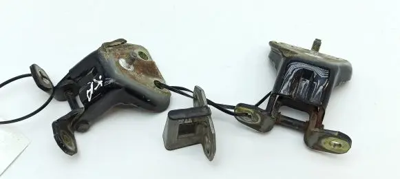 Front door hinge set