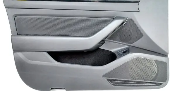 Front door card panel trim