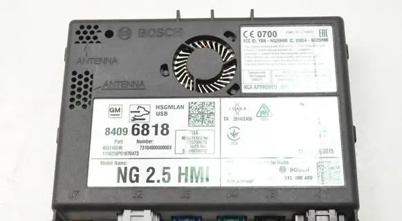 Opel Astra K Head unit multimedia control 84096818