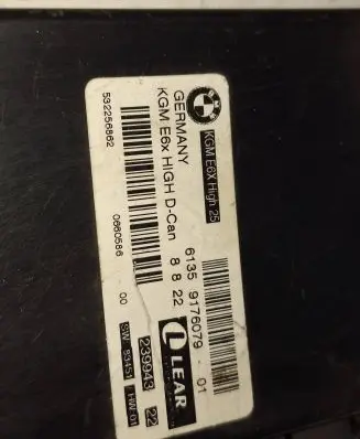 BMW 5 E60 E61 Comfort/convenience module 9176079 0660586 532256862
