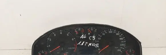 Audi A6 S6 C5 4B Speedometer (instrument cluster) 4B0919860A V0240043 008AUZ8Z0