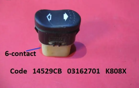 Ford Focus Electric window control switch 14529CB 03162701