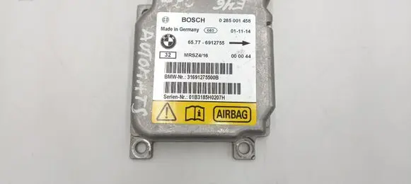 BMW 3 E46 Airbag control unit/module 0285001458 65776912755 6912755