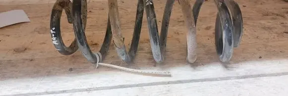 Front coil spring