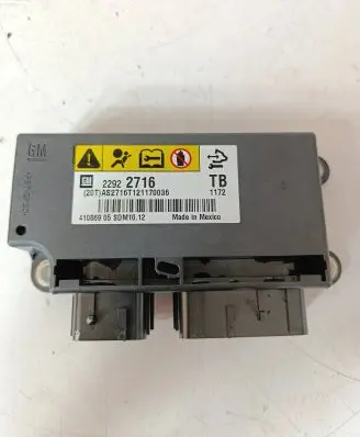 Opel Insignia A Airbag control unit/module 22922716