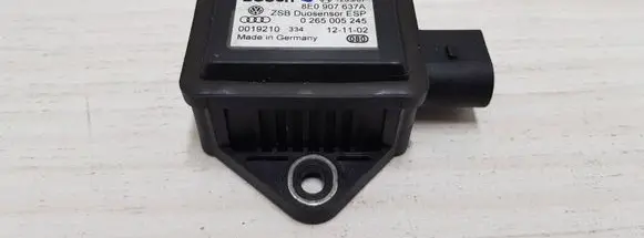 Audi A4 S4 B6 8E 8H ESP acceleration yaw rate sensor 8E0907637A 0265005245 0019210