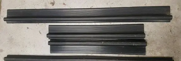 Volkswagen Jetta I sill trim set (inner) 173853371B 173853369B