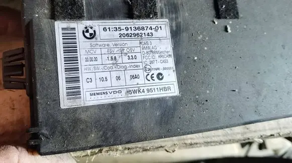 Mini One - Cooper R56 Immobilizer control unit/module 5WK49511HBR 9136874 2062962143