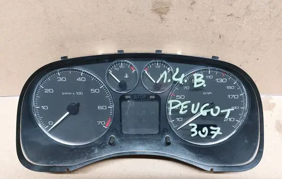 Peugeot 307 Speedometer (instrument cluster) 9660470480 NS5882302 28117520