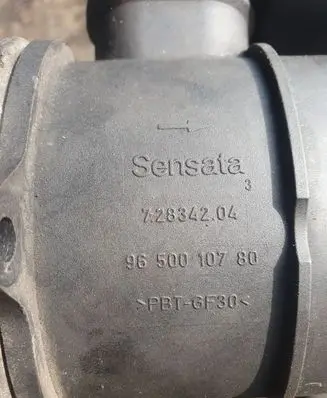 Peugeot 308 SW Mass air flow meter 72834204 9650010780