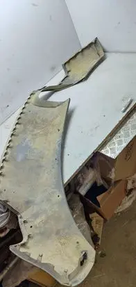 Rear bumper lower part trim