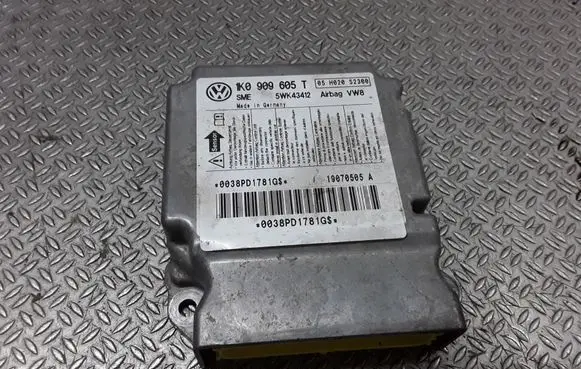 Volkswagen Golf Plus Airbag control unit/module 1K0909605T