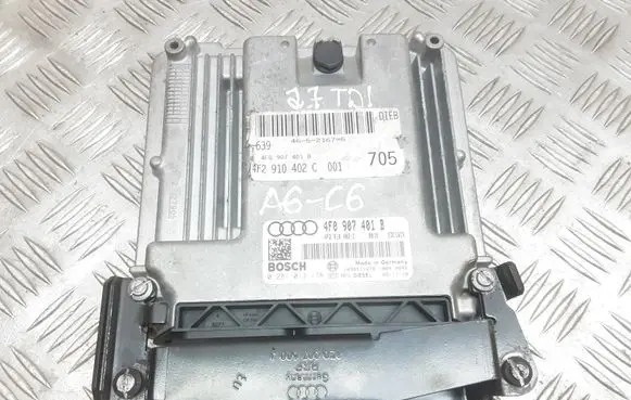 Audi A6 S6 C6 4F Engine control unit/module 0281013178 4F0907401B