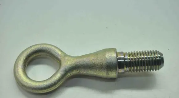 Towing hook eye