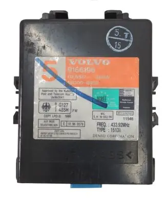 Volvo S70 V70 V70 XC Door central lock control unit/module 9166196 1513008050