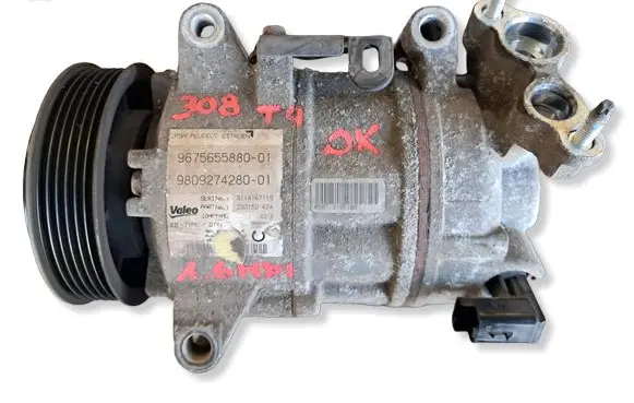 Peugeot 308 Air conditioning (A/C) compressor (pump) 9675655880 9809274280