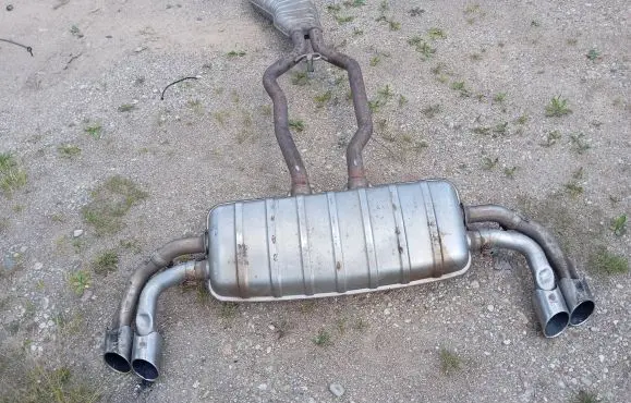 Porsche Cayenne (92A) Muffler/silencer 7p5253211