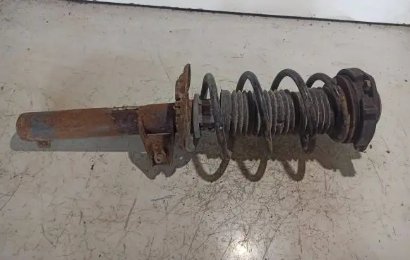 Front shock absorber with coil spring