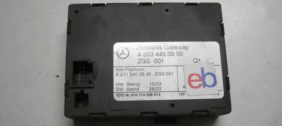 Mercedes-Benz C W203 Gateway control module A2034450000
