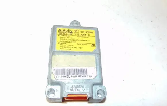 Peugeot 206 Airbag control unit/module 8216L9 9641478180
