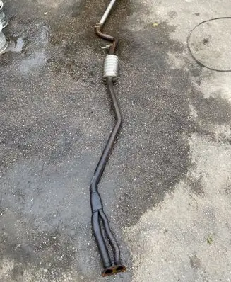 BMW 3 E90 E91 Muffler/silencer 7534135 2120501
