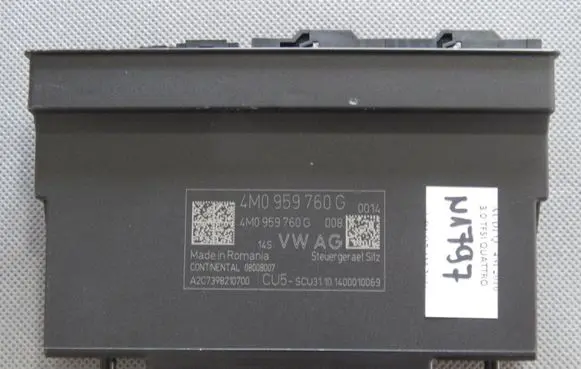 Audi Q7 4M Seat control module 4M0959760G