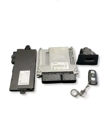 BMW 3 E90 E91 Engine ECU kit and lock set 8506434 5WK49515ABR 0281016106
