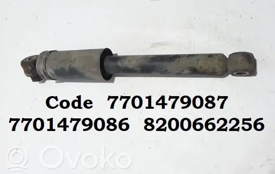 Rear shock absorber/damper