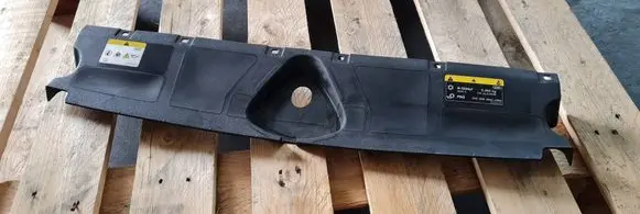Engine bonnet/hood lock trim molding