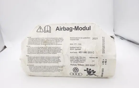 Audi A8 S8 D3 4E Passenger airbag 4E0880203C