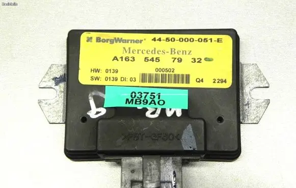 Mercedes-Benz ML W163 Transfer box differential control unit A1635457932