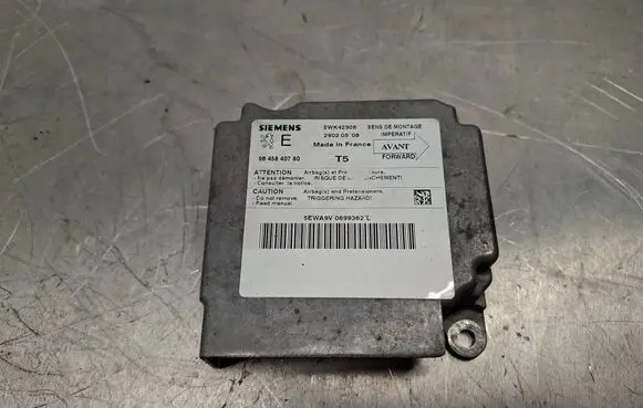 Peugeot 307 Airbag control unit/module 9645840780