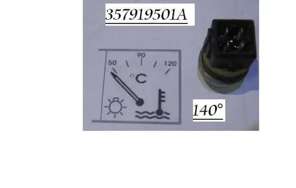 Volkswagen PASSAT B4 Coolant temperature sensor 357919501A