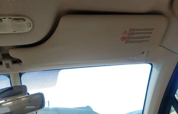 Renault Modus Sun visor