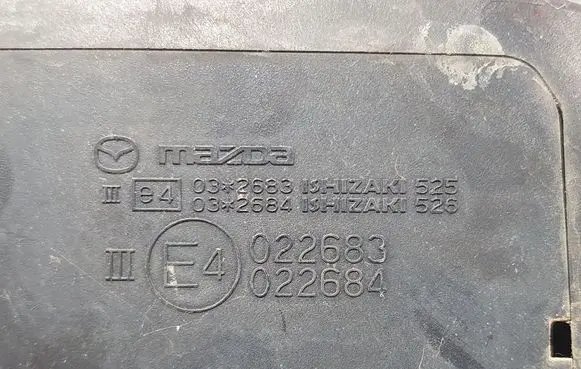 Mazda 6 Front door electric wing mirror 032683ISHIZAKI525 032684ISHIZAKI526
