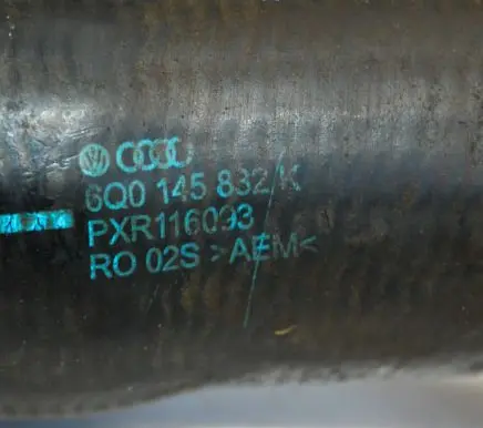 Volkswagen Polo Intercooler hose/pipe 6Q0145832K