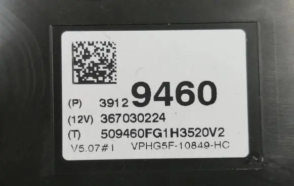Opel Corsa E Airbag control unit/module 13597092 812586170