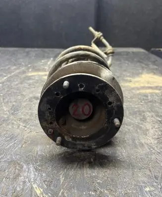 Front shock absorber with coil spring